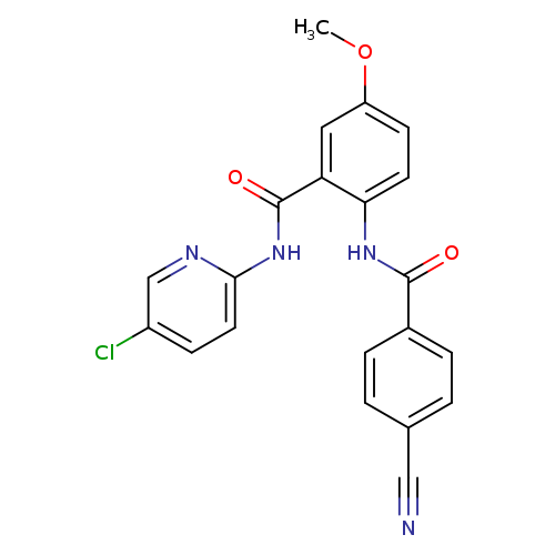 N-(5-Chloro-2-pyridinyl)-2-[(4-cyanobenzoyl)amino]-5-methoxybenzamide
