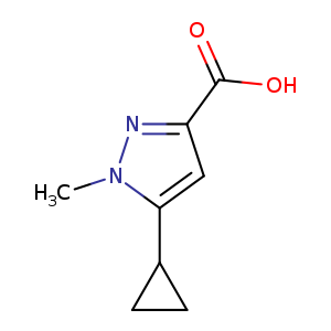 5-cyclopropyl-1-methyl-1H-pyrazole-3-carboxylic acid