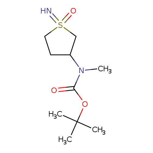 tert-butyl N-(1-imino-1-oxo-1lambda6-thiolan-3-yl)-N-methylcarbamate
