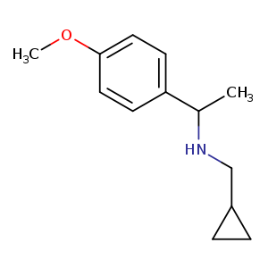 (Cyclopropylmethyl)[1-(4-methoxyphenyl)ethyl]amine