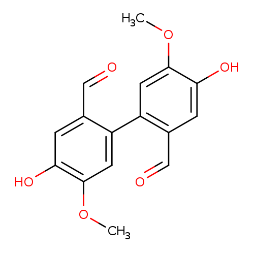4,4'-dihydroxy-5,5'-dimethoxy-[1,1'-biphenyl]-2,2'-dicarbaldehyde