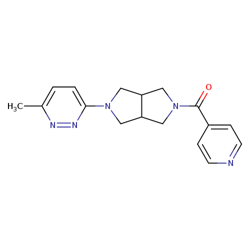 3-methyl-6-[5-(pyridine-4-carbonyl)-octahydropyrrolo[3,4-c]pyrrol-2-yl]pyridazine