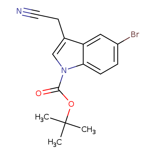 tert-Butyl 5-bromo-3-(cyanomethyl)-1H-indole-1-carboxylate