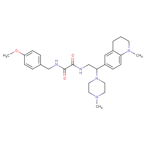N'-[(4-methoxyphenyl)methyl]-N-[2-(1-methyl-1,2,3,4-tetrahydroquinolin-6-yl)-2-(4-methylpiperazin-1-yl)ethyl]ethanediamide