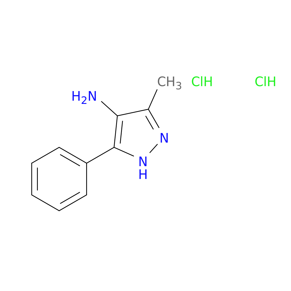 3-methyl-5-phenyl-1H-pyrazol-4-amine dihydrochloride