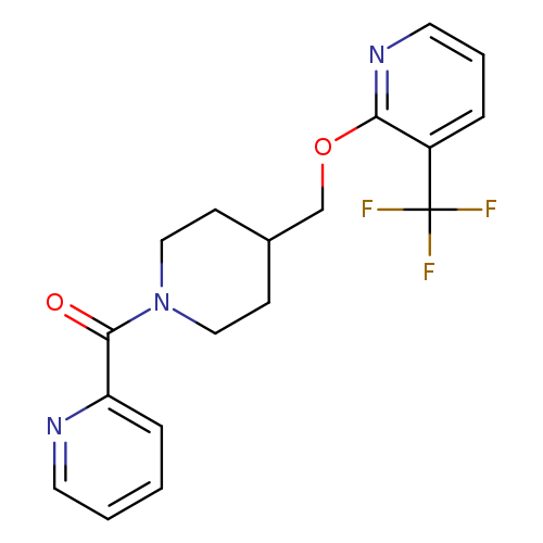 2-{[1-(pyridine-2-carbonyl)piperidin-4-yl]methoxy}-3-(trifluoromethyl)pyridine