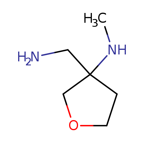 3-(aminomethyl)-N-methyloxolan-3-amine
