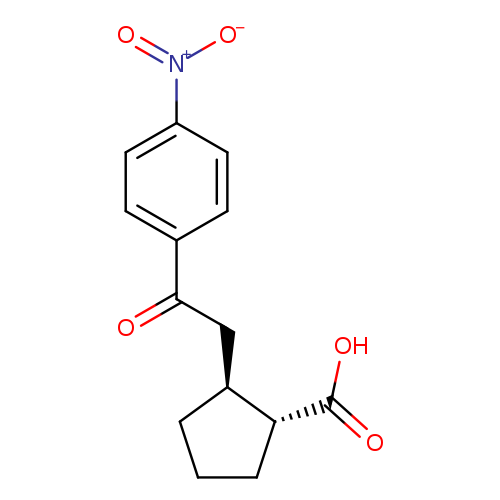 trans-2-[2-Oxo-2-(4-nitrophenyl)ethyl]cyclopentane-1-carboxylic acid