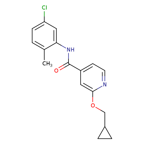 N-(5-chloro-2-methylphenyl)-2-(cyclopropylmethoxy)pyridine-4-carboxamide