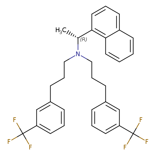 [(1R)-1-(naphthalen-1-yl)ethyl]bis({3-[3-(trifluoromethyl)phenyl]propyl})amine