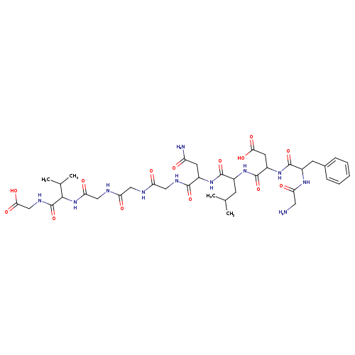 (3S)-3-[[(2S)-2-[(2-aminoacetyl)amino]-3-phenylpropanoyl]amino]-4-[[(2S)-1-[[(2S)-4-amino-1-[[2-[[2-[[2-[[(2S)-1-(carboxymethylamino)-3-methyl-1-oxobutan-2-yl]amino]-2-oxoethyl]amino]-2-oxoethyl]amino]-2-oxoethyl]amino]-1,4-dioxobutan-2-yl]amino]-4-methyl-1-oxopentan-2-yl]amino]-4-oxobutanoic acid