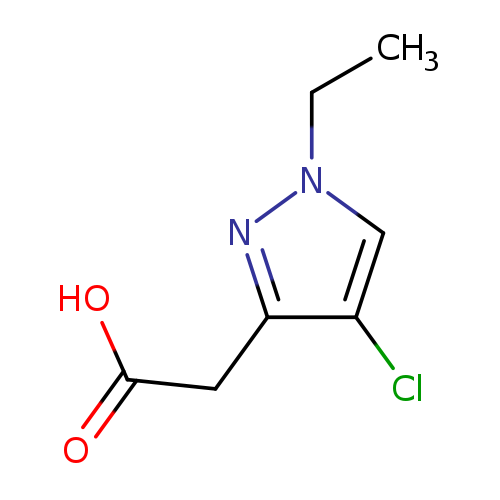 2-(4-Chloro-1-ethyl-1H-pyrazol-3-yl)acetic acid