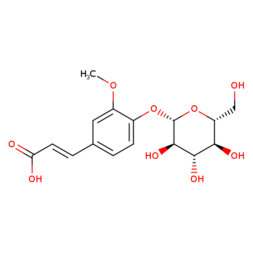 (E)-Ferulic acid 4-O-β-D-glucoside