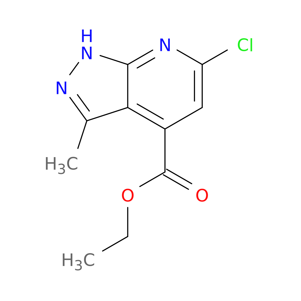 ethyl 6-chloro-3-methyl-1H-pyrazolo[3,4-b]pyridine-4-carboxylate