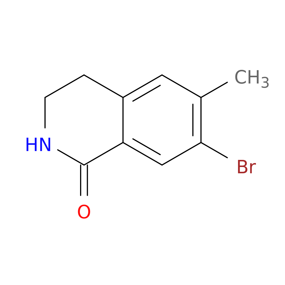 7-Bromo-6-Methyl-3,4-Dihydroisoquinolin-1(2H)-One