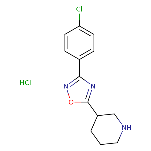 3-[3-(4-chlorophenyl)-1,2,4-oxadiazol-5-yl]piperidine hydrochloride