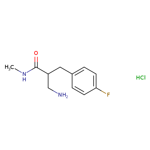 3-amino-2-[(4-fluorophenyl)methyl]-N-methylpropanamide hydrochloride