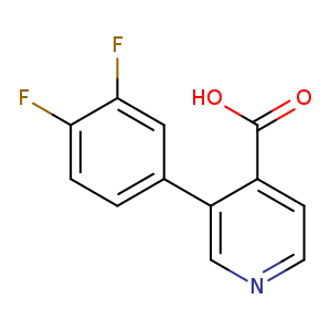 3-(3,4-Difluorophenyl)isonicotinic acid