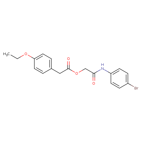[(4-bromophenyl)carbamoyl]methyl 2-(4-ethoxyphenyl)acetate