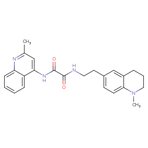 N'-[2-(1-methyl-1,2,3,4-tetrahydroquinolin-6-yl)ethyl]-N-(2-methylquinolin-4-yl)ethanediamide