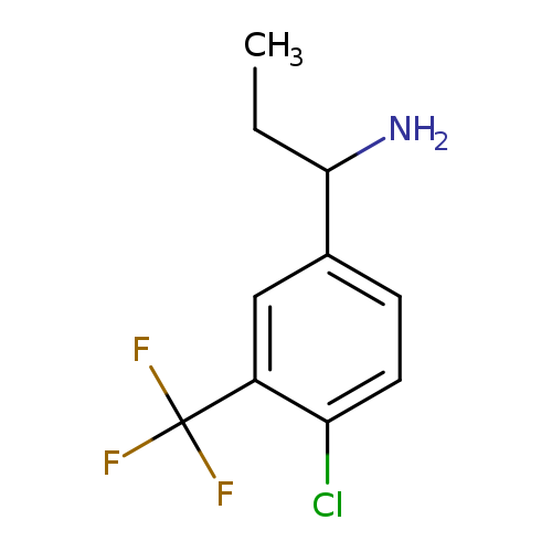 1-(4-Chloro-3-(trifluoromethyl)phenyl)propan-1-amine