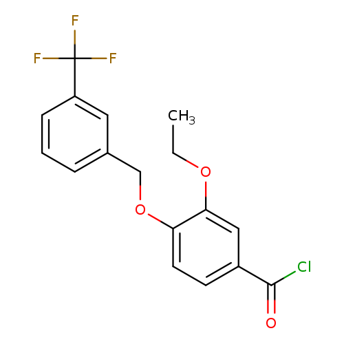 3-Ethoxy-4-([3-(trifluoromethyl)benzyl]oxy)benzoyl chloride