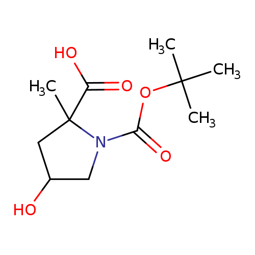 1-[(tert-butoxy)carbonyl]-4-hydroxy-2-methylpyrrolidine-2-carboxylic acid, Mixture of isomers