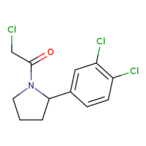 2-chloro-1-[2-(3,4-dichlorophenyl)pyrrolidin-1-yl]ethan-1-one