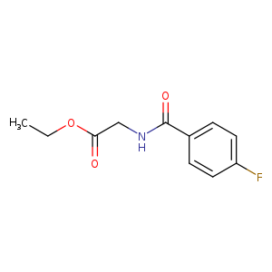 Ethyl 2-(4-fluorobenzamido)acetate