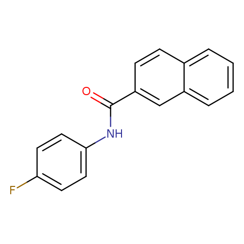 N-(4-fluorophenyl)naphthalene-2-carboxamide