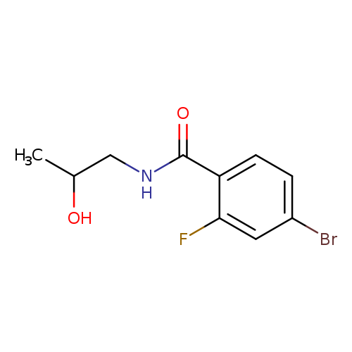 4-bromo-2-fluoro-N-(2-hydroxypropyl)benzamide