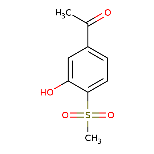 1-(3-hydroxy-4-methanesulfonylphenyl)ethan-1-one