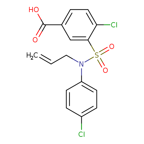 3-(N-Allyl-N-(4-chlorophenyl)sulfamoyl)-4-chlorobenzoic acid