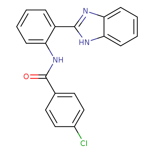 N-[2-(1H-1,3-benzodiazol-2-yl)phenyl]-4-chlorobenzamide