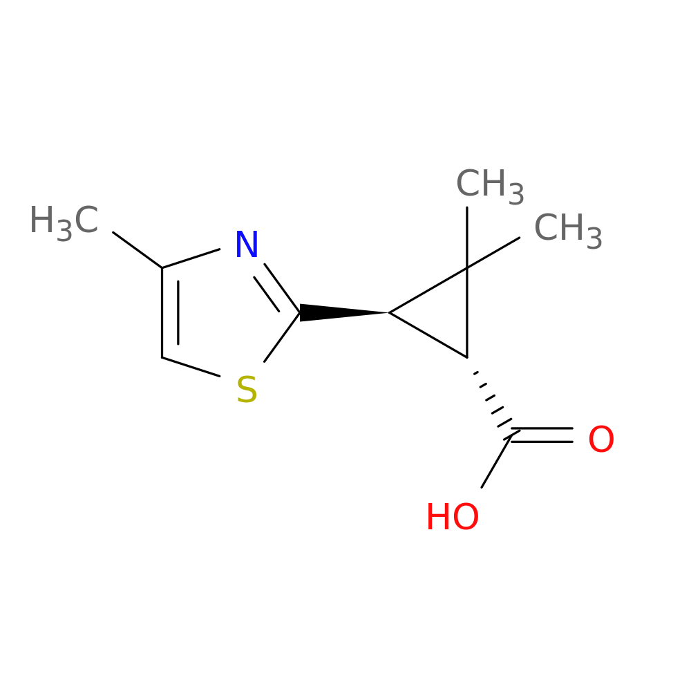 rac-(1R,3R)-2,2-dimethyl-3-(4-methyl-1,3-thiazol-2-yl)cyclopropane-1-carboxylic acid