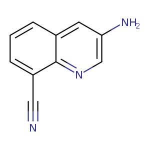 8-Quinolinecarbonitrile,3-amino-(9CI)
