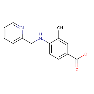 3-Methyl-4-((pyridin-2-ylmethyl)amino)benzoic acid