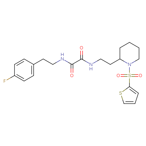 N'-[2-(4-fluorophenyl)ethyl]-N-{2-[1-(thiophene-2-sulfonyl)piperidin-2-yl]ethyl}ethanediamide