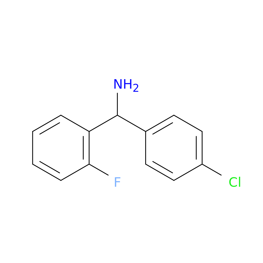 (4-chlorophenyl)(2-fluorophenyl)methanamine