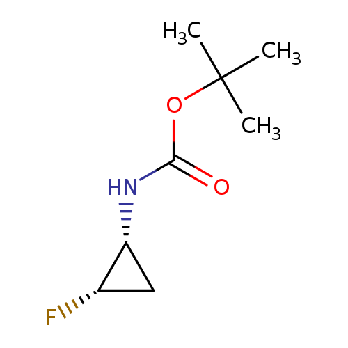 Carbamic acid, (2-fluorocyclopropyl)-, 1,1-dimethylethyl ester, cis- (9CI)