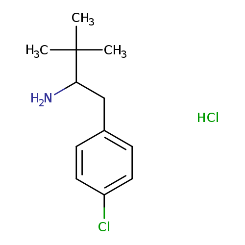 1-(4-chlorophenyl)-3,3-dimethylbutan-2-amine hydrochloride