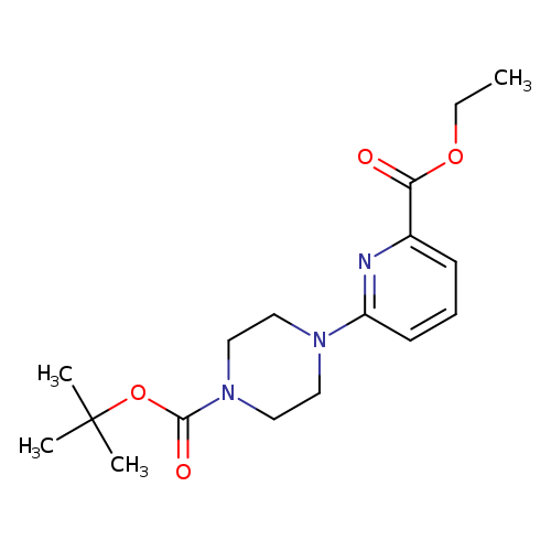 tert-Butyl 4-[6-(ethoxycarbonyl)pyridin-2-yl]piperazine-1-carboxylate