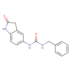 1-benzyl-3-(2-oxo-2,3-dihydro-1H-indol-5-yl)urea