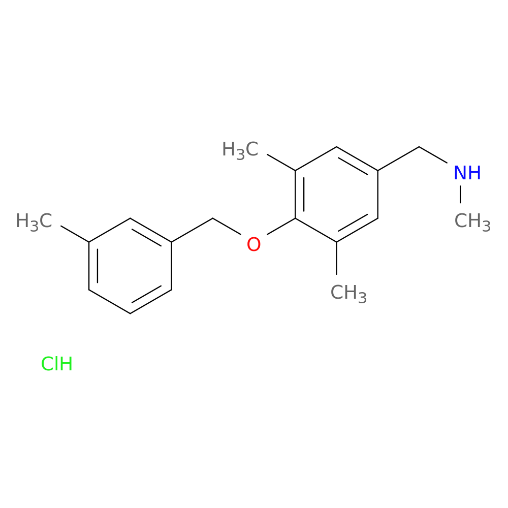 ({3,5-dimethyl-4-[(3-methylphenyl)methoxy]phenyl}methyl)(methyl)amine hydrochloride