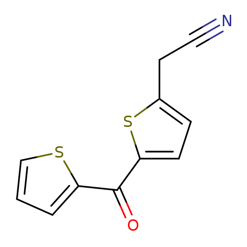 2-[5-(thiophene-2-carbonyl)thiophen-2-yl]acetonitrile