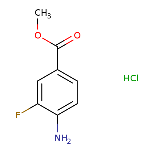 methyl 4-amino-3-fluorobenzoate hydrochloride