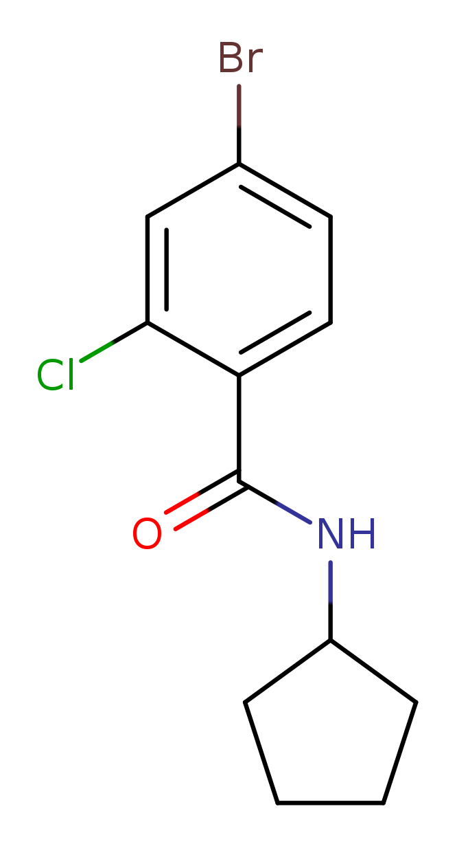 4-Bromo-2-chloro-n-cyclopentylbenzamide