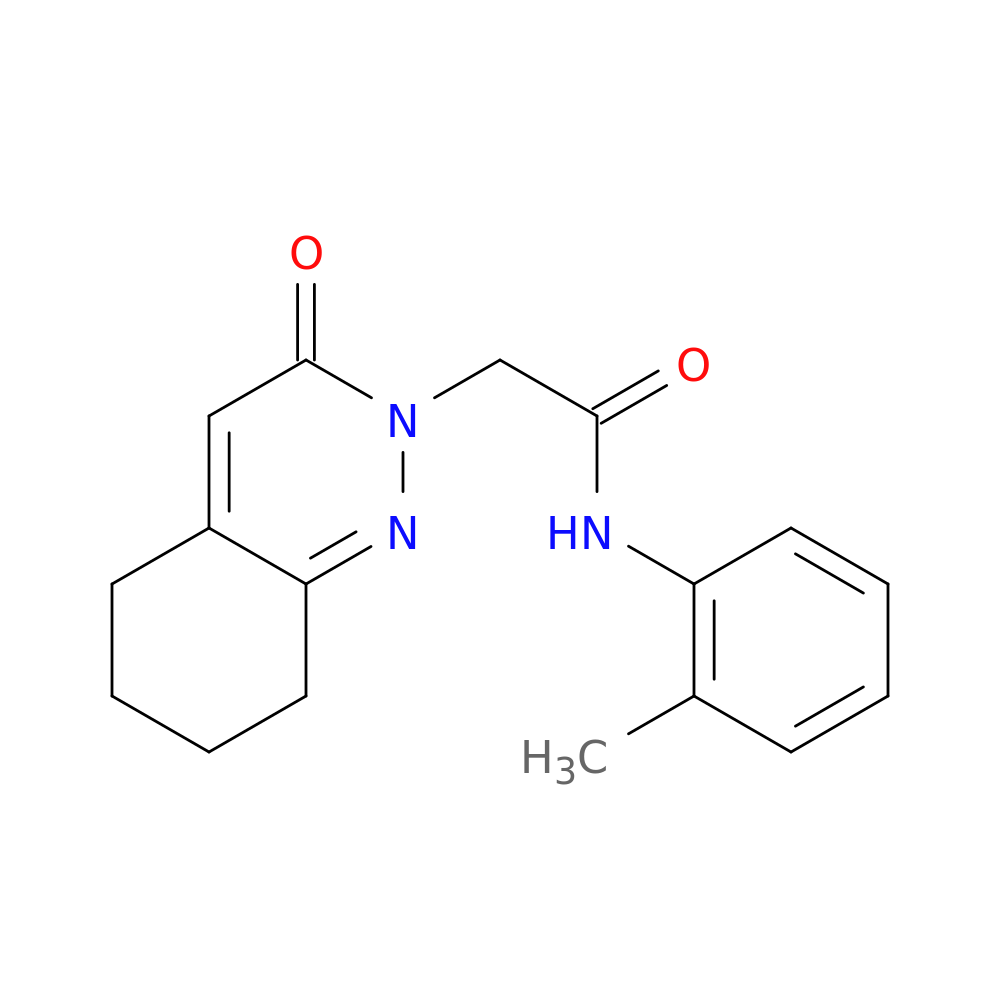 N-(2-methylphenyl)-2-(3-oxo-2,3,5,6,7,8-hexahydrocinnolin-2-yl)acetamide