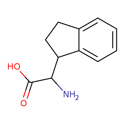 1H-Indene-1-acetic acid, α-amino-2,3-dihydro-
