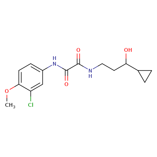 N'-(3-chloro-4-methoxyphenyl)-N-(3-cyclopropyl-3-hydroxypropyl)ethanediamide